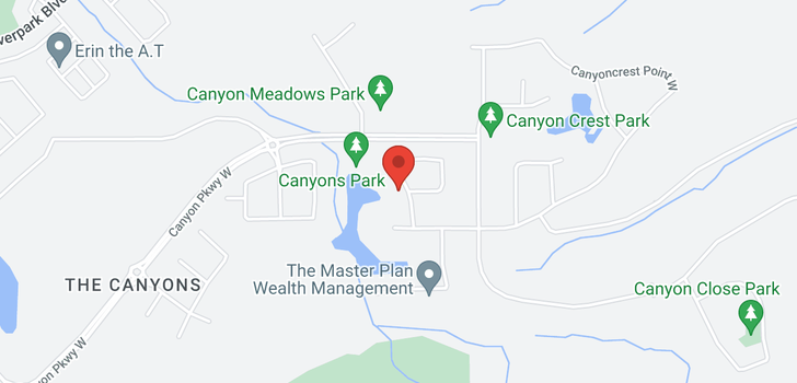 map of 800 Canyonview  Close W